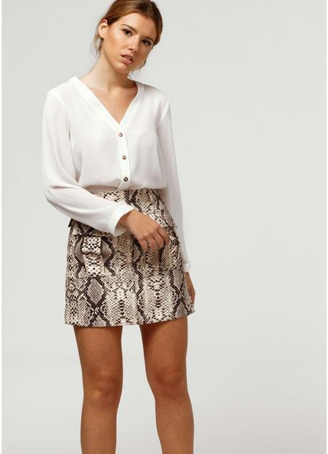 Falda Print Serpiente