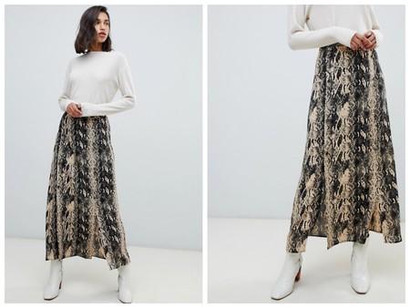 Falda Print Serpiente