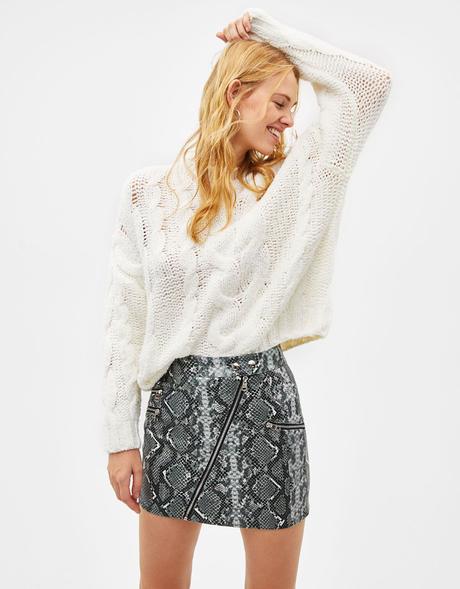 Falda Print Serpiente