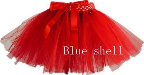 Falda Tul Roja Navidad