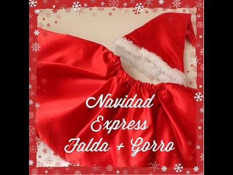 Falda Tul Roja Navidad