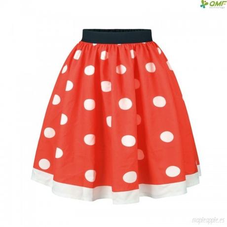 Falda Tul Roja Navidad