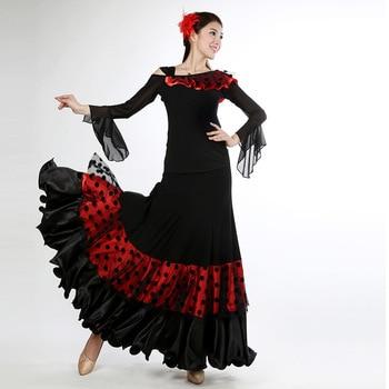 Falda Negra Flamenca Nina