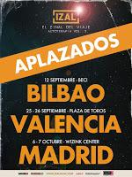 Izal aplaza su fin de gira por el Covid-19