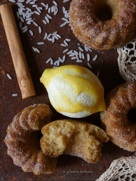 Mini Bundt Cake de Arroz con Leche
