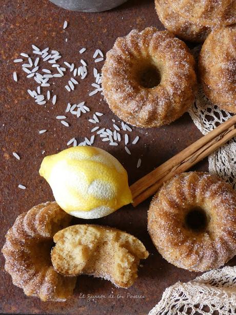Mini Bundt Cake de Arroz con Leche