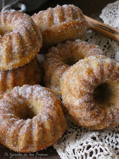 Mini Bundt Cake de Arroz con Leche