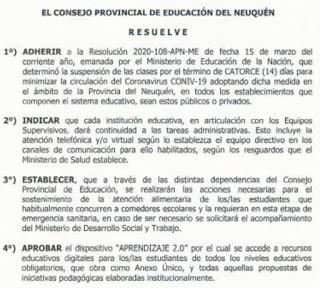 resolvió habrá guardias docentes escuelas, también comedores utilizará 