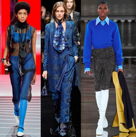 Los Colores de Moda otoño invierno 2020/2021 azul color de moda 2020