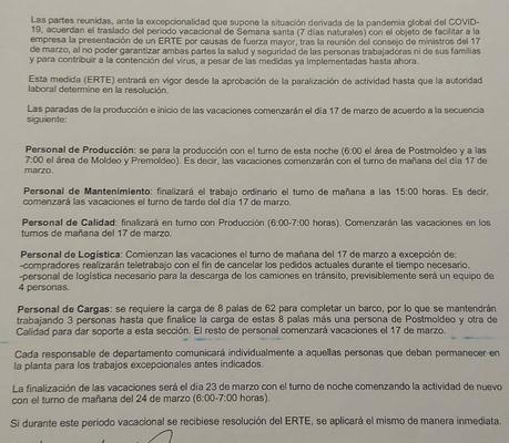 LM Windpower cierra temporalmente por la Pandemia del Coronavirus