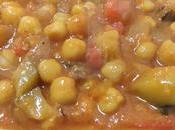 (Receta Vegetariana) Curry garbanzos puré patatas