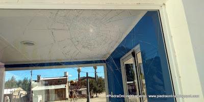 En plena pandemia del coronavirus sigue el vandalismo en Piedra del Águila