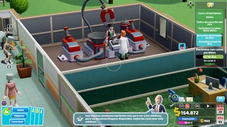 Análisis Two Point Hospital – El magnate de la sanidad