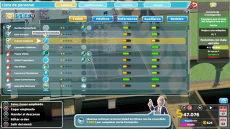 Análisis Two Point Hospital – El magnate de la sanidad