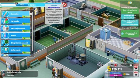 Análisis Two Point Hospital – El magnate de la sanidad