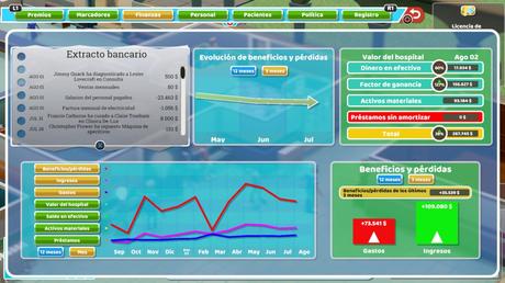 Análisis Two Point Hospital – El magnate de la sanidad