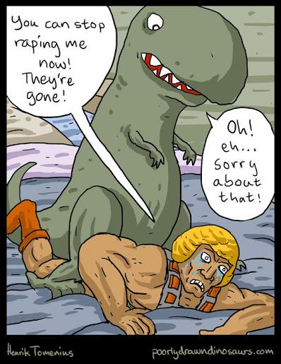 Stay Strong He-Man (Poorly Drawn Dinosaurs)