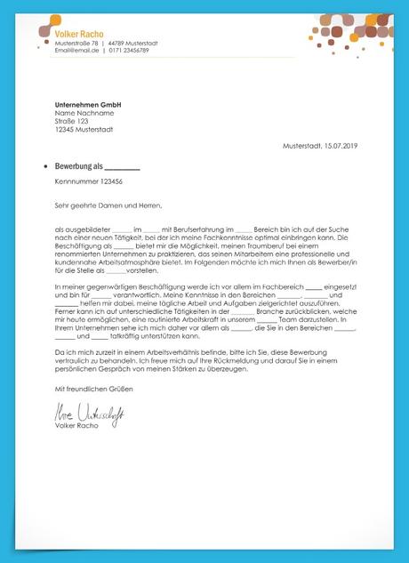 Bewerbungsschreiben Muster Download Sie Können Auch In Ms Word Für Ihre Perfekt Inspiration Reparatur