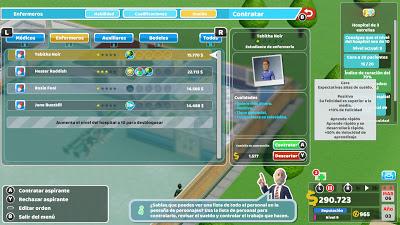 Impresiones con Two Point Hospital para Switch; digno sucesor de un clásico de la gestión en videojuegos