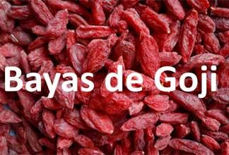 Goji, fruto seco