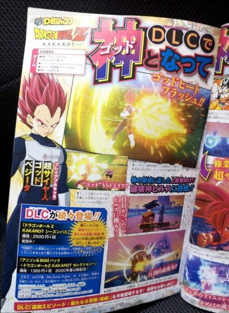 Imágenes de Goku y Vegeta en modo Dios para Dragon Ball Z: Kakarot