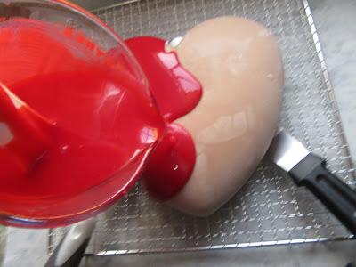 Corazón de chocolate y frutos rojos Thermomix