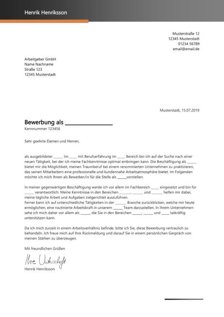 Bewerbungsunterlagen Muster Kostenlos Dass Sie In Microsoft Word Für Ihre Einzigartig Ideen Anpassen