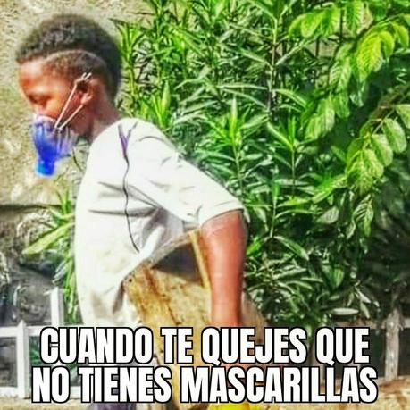 Cuando te quejes que no tienes mascarilla…