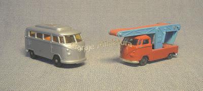 Volkswagen en dos versiones de Husky y Matchbox