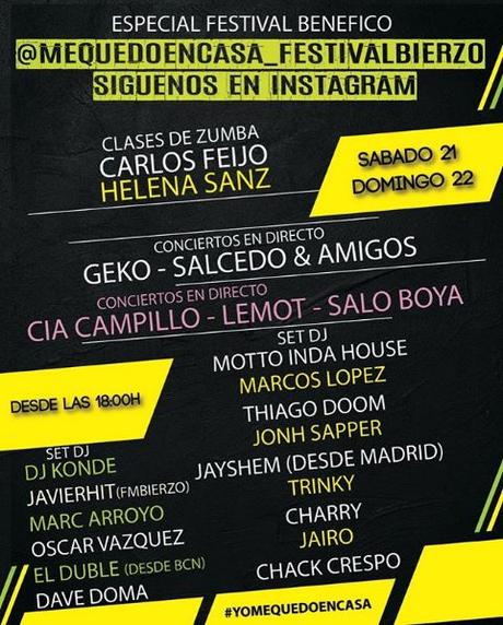 Se crea un festival en directo desde el Bierzo por Instagram a beneficio de los más afectados por la crisis del Coronavirus