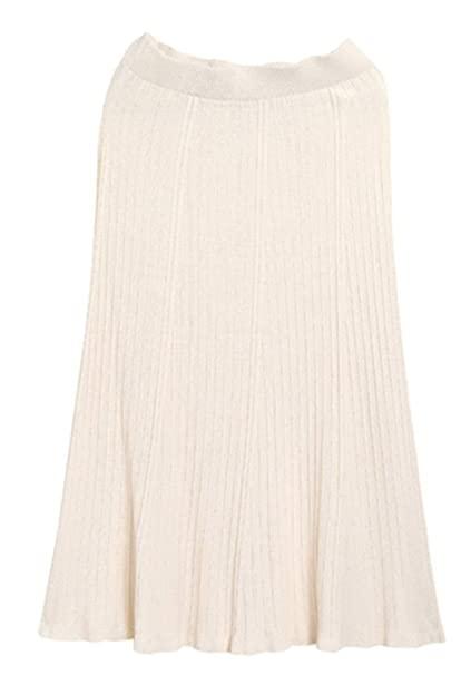 Falda Beige Plisada Falda Beige Plisada