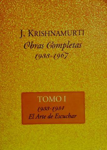 Obras Completas (6 Tomos) de Krishnamurti