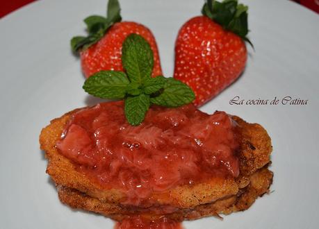 Torrijas de fresas