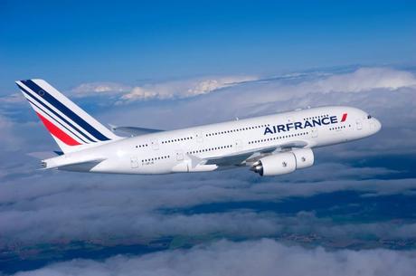 Su alteza, el A380 de Air France, se despide de CDMX