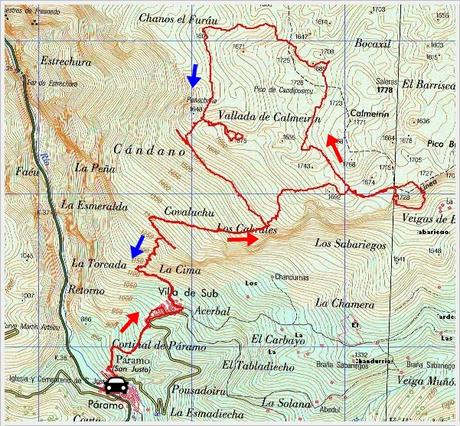 Páramo-La Villa de Su-La Pena la Villa