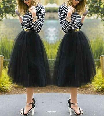 Fiesta Elegantes Faldas De Tul