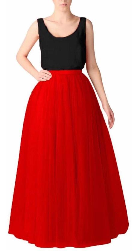 Fiesta Elegantes Faldas De Tul