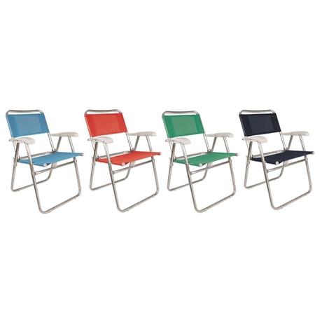 Cadeira De Praia Aluminio Taqi