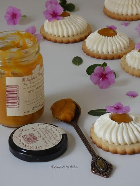 Galletas Queso con Mermelada de Mango
