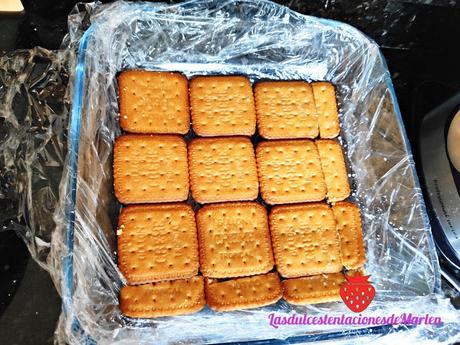 Tarta de Galletas, Chocolate y Crema