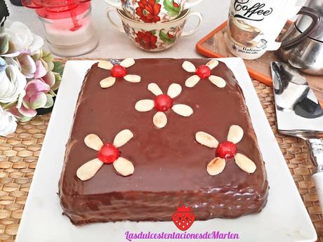 Tarta de Galletas, Chocolate y Crema