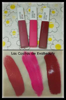 #labial #labialmate #mate #matteink #maybelline #favoritos #makeup #maquillaje #swatches favorios maquillaje labiales matte ink maybelline