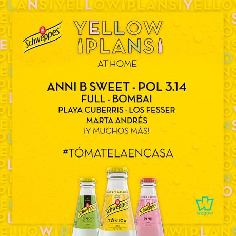 Más conciertos en streaming con los #YellowPlansAtHome Más conciertos en streaming con los #YellowPlansAtHome