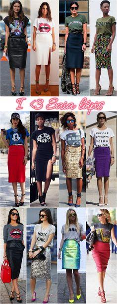 Falda De Cuadros Naranja