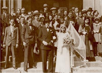 19 de marzo de 1932 - El día de su boda con Maria de la Salut Ricart de Sola Boda de Àngel Ribera i Arnal - 1932