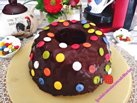 Bizcocho de Yogur con Ganache de Chocolate con Leche