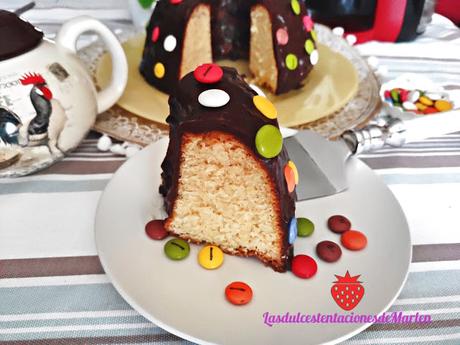 Bizcocho de Yogur con Ganache de Chocolate con Leche