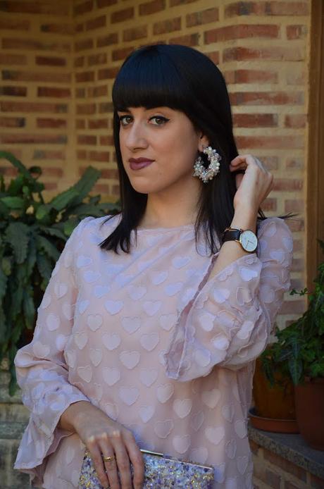 SHEIN Spring Collection | Top relieve corazones SHEIN Spring Collection | Top relieve corazones