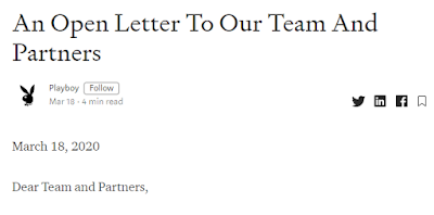 Playboy anuncia el cierre de su revista impresa durante el resto del 2020