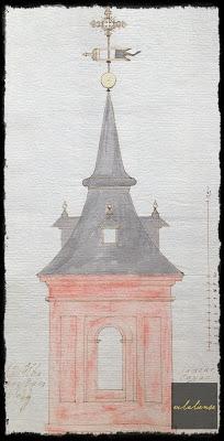 El Campanario de la Iglesia de San Pedro en Santa Olalla - De mudéjar a barroco, un suceso del verano de 1721